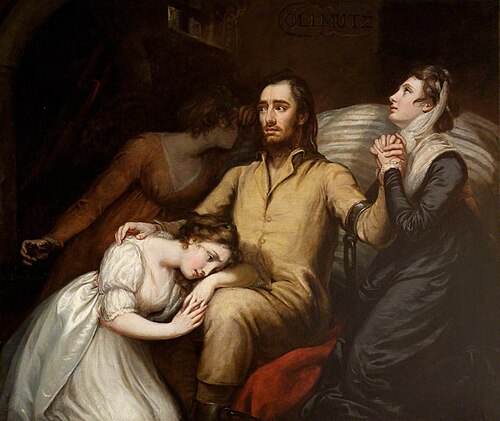 Lafayette in the Dungeon of Olmütz, , James Northcote