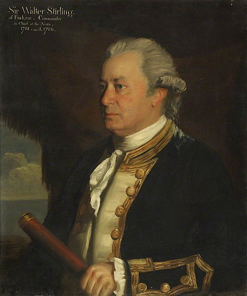 Captain Sir Walter Stirling, 1718-86, 1780, James Northcote