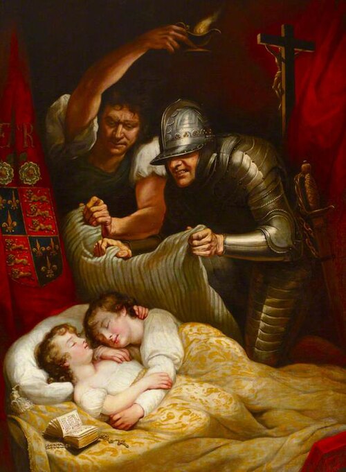 The Murder of the Princes in the Tower, King Edward V (1470-1483?) and his Brother Prince Richard Du, 1786, James Northcote
