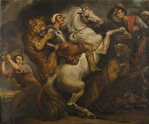 A Lion Hunt, 1819, James Northcote