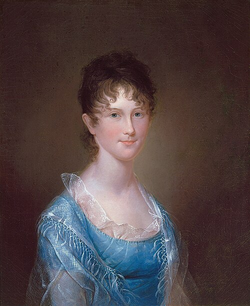 Sarah Smith Logan (Mrs. William Clarke), 1808, James Peale