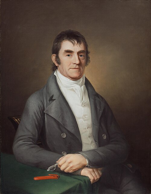 Portrait of John McAllister, Sr., 1812, James Peale