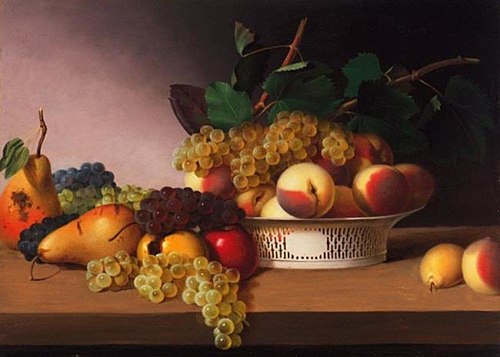 Nature morte aux fruits, 1821, James Peale