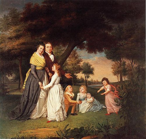 Artist and His Family, 1795, James Peale