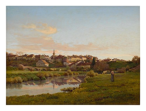 La Saône a Châtillon, Le Soir (Vosges), , Jan Monchablon