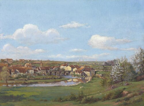 A French River Town, , Jan Monchablon