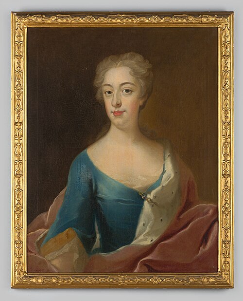 Portret van een vrouw, 1724, Jan Palthe