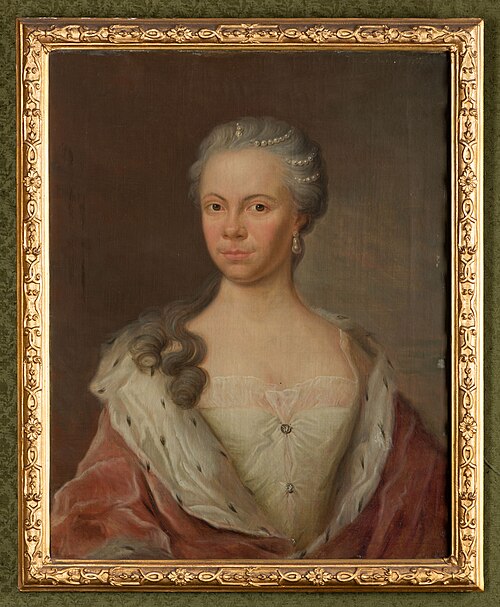 Portrait of Sibille Marie de Thoms (1742-1814), 1764, Jan Palthe