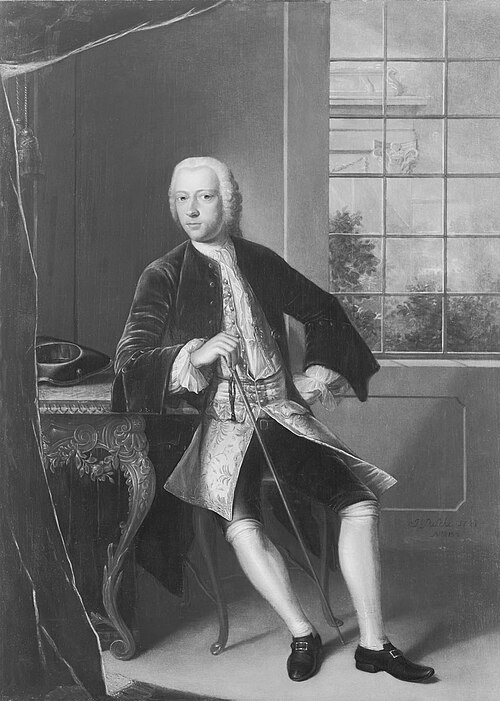 portrait de Pieter Cypriaan Testart (1717-1798), 1747, Jan Palthe