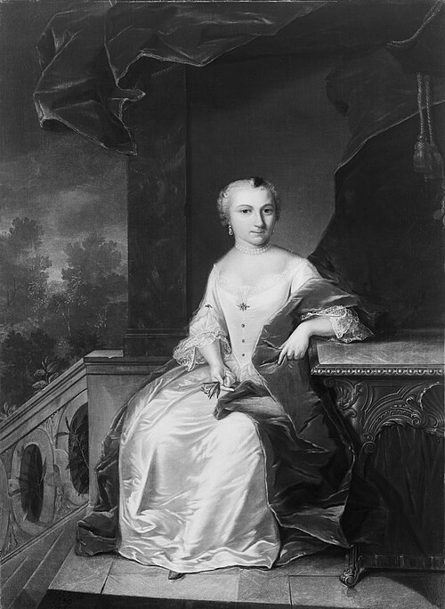Portrait de Agatha Heronima Nobel (1728-1822), 1750, Jan Palthe