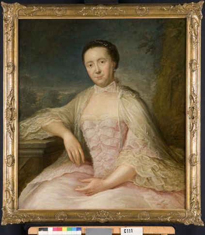 Portrait of Nalida Johanna Brantsen (1730-1788), 1764, Jan Palthe