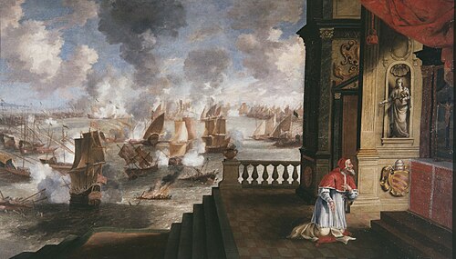 The Battle of Lepanto in 1571, 1675, Jan Peeters