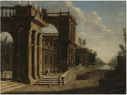 Architectural Landscape, 1650, Jan Peeters