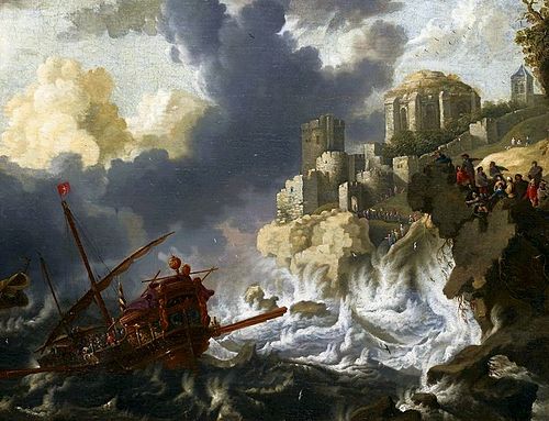 Ships at Sea, 1678, Jan Peeters