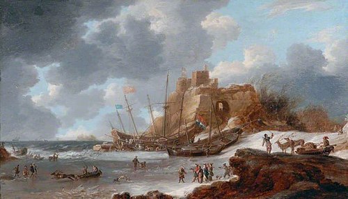 Coast Scene (On the Baltic Sea), 1645, Jan Peeters