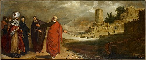 Aaron Changing the Water of the Nile into Blood, 1610, Jan Symonsz. Pynas