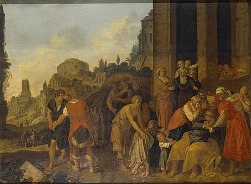 Jacob's Sons Show Him Joseph's Blood-Stained Robe, 1618, Jan Symonsz. Pynas