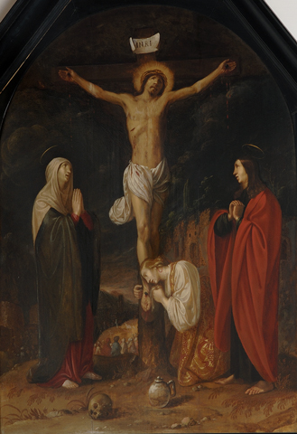 Mary and John at the Cross, 1607, Jan Symonsz. Pynas