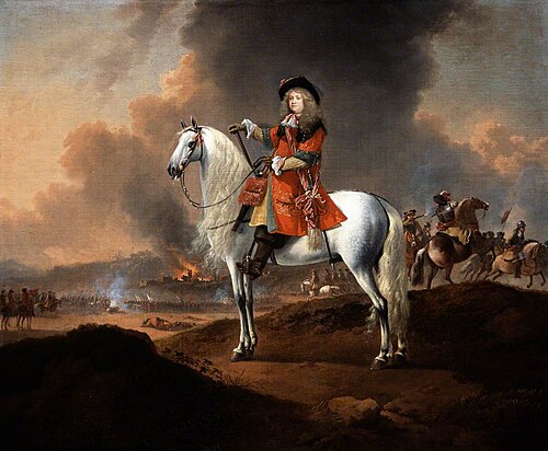 Major-General Randolph Egerton (d.1681), Lieutenant and Lieutenant-Colonel of the King’s Troop of Ho, 1672, Jan Wyck