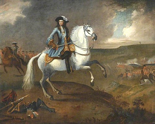 William III at the Battle of the Boyne, 1690, , Jan Wyck