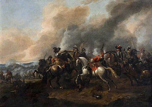 A Cavalry Skirmish, , Jan Wyck
