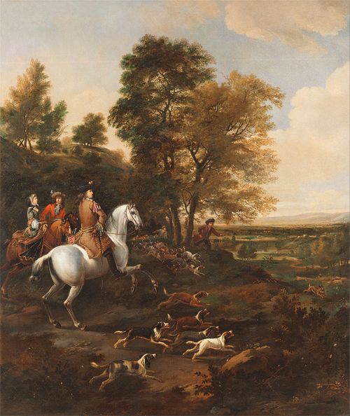 Hare Hunting, 1690, Jan Wyck