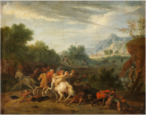 Cavalry Combat, , Jan Wyck