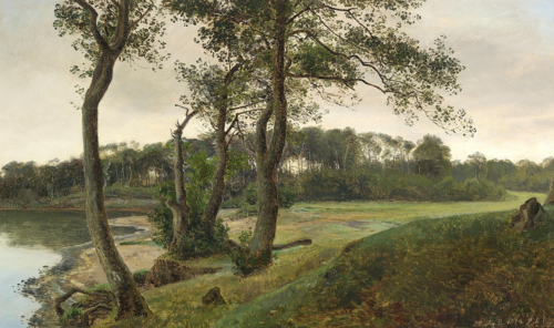 View from Himmelbjerget, September., 1880, Janus La Cour