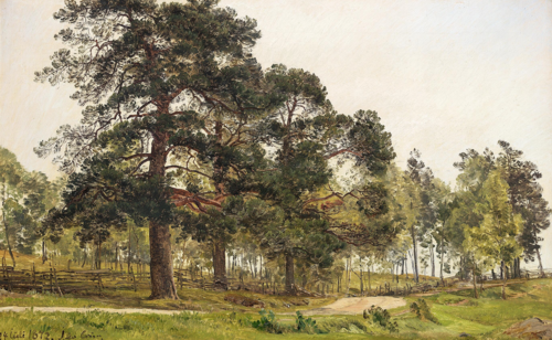 Swedish landscape, 1872, Janus La Cour