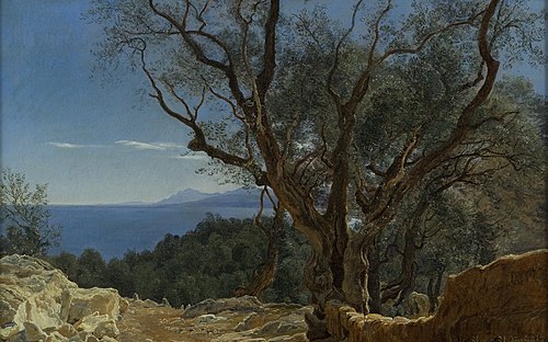 View over Nice, France, 1865, Janus La Cour