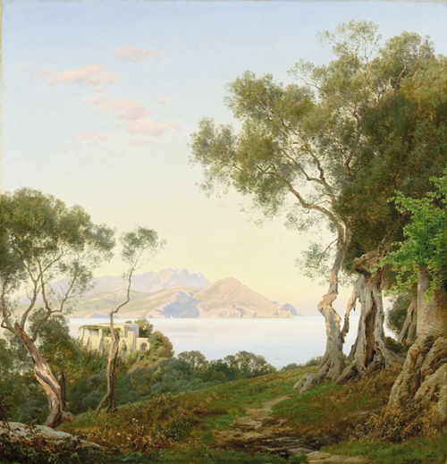 Italian landscape., 1879, Janus La Cour