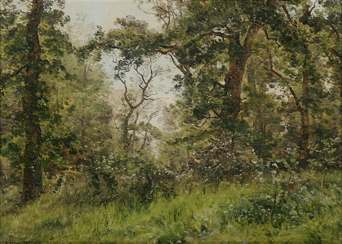 Woodlands in summer., 1872, Janus La Cour