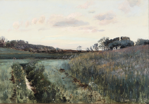 Evening landscape., 1888, Janus La Cour
