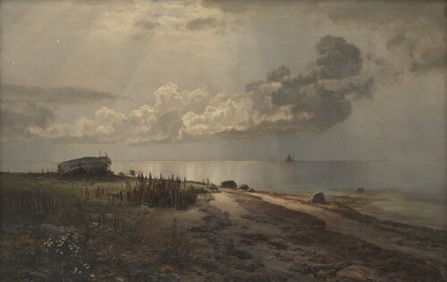 Strand, 1889, Janus La Cour
