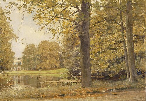 Het huis Nimmerdor, Amersfoort., 1890, Hendrik Willebrord Jansen