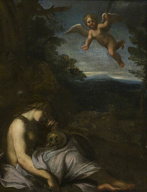 The Penitent Magdalen, , Agostino Carracci
