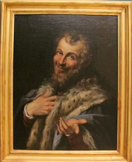 Democrit, 1596, Agostino Carracci