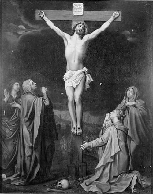 Christ on the Cross, 1587, Agostino Carracci