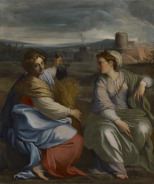 Allegory of Abundance and Peace, 1602, Agostino Carracci