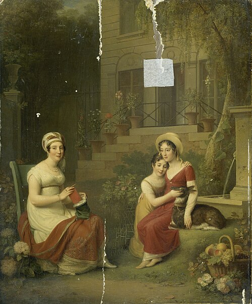 Madame Lejean et ses filles, 1812, Jean-Antoine Laurent