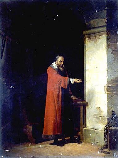 Galilée dans sa prison, 1822, Jean-Antoine Laurent