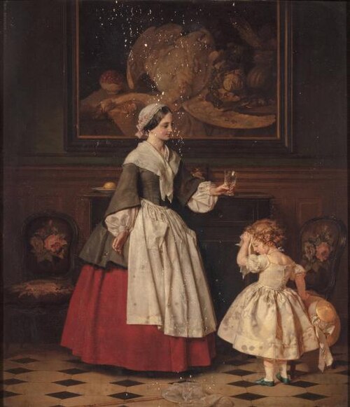 A Glass of Lemonade, 1860, Jean-Baptiste Antoine Emile Béranger