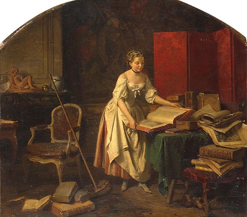 Curions Woman, 1848, Jean-Baptiste Antoine Emile Béranger