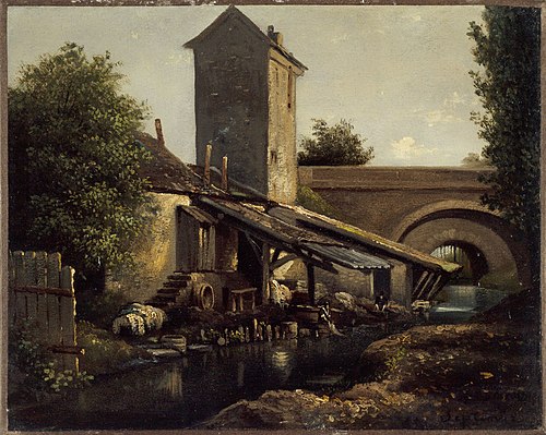 La Poterne des Peupliers, 1860, Arthur Calame