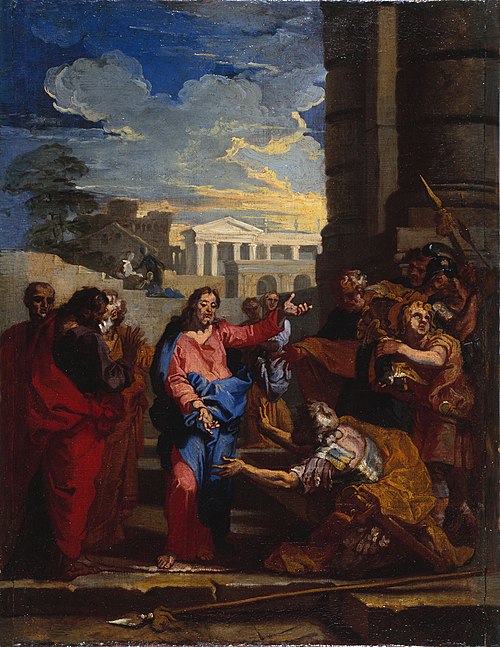 Le Christ et le centurion, esquisse pour le tableau autrefois dans la nef de l'église des Chartreux, 1690, Jean-Baptiste Corneille
