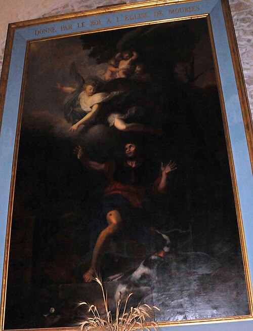 Apparition d'un ange à saint Roch, 1650, Jean-Baptiste Corneille