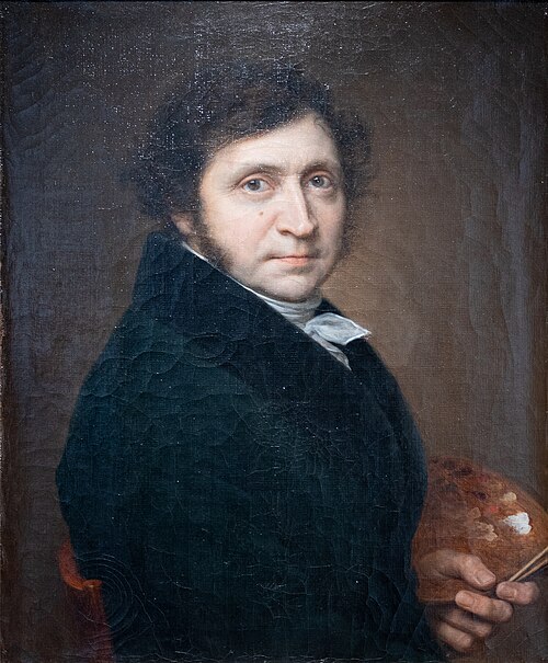 Autoportrait de Jean-Baptiste Couvelet, 1824, Jean-Baptiste Couvelet