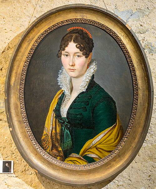 Portrait d'Antoinette Papillon de Sanois, 1812, Jean-Baptiste Couvelet