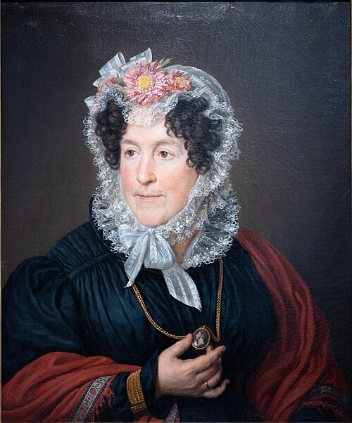 Portrait de Mme Jean-Baptiste Couvelet, 1827, Jean-Baptiste Couvelet