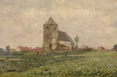 Saint Anne Chapel in Oudergem, 1885, Jean-Baptiste Degreef